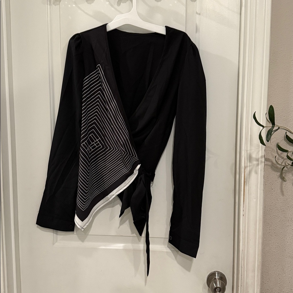Stylish Black and White Women's Jacket
